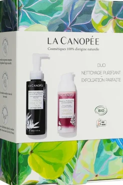 Duo nettoyant purifiant et exfoliant pour peaux mixtes à grasses