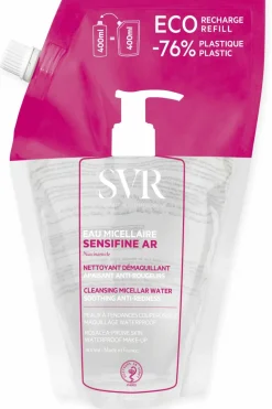 Eau micellaire apaisante anti-rougeurs Sensifine AR rechargeable