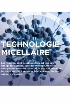 Eau micellaire démaquillante peaux très sèches Créaline T.S. H2O