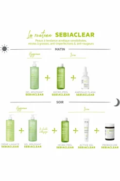 Eau rénovatrice désincrustante lissante Sebiaclear Micro-Peel