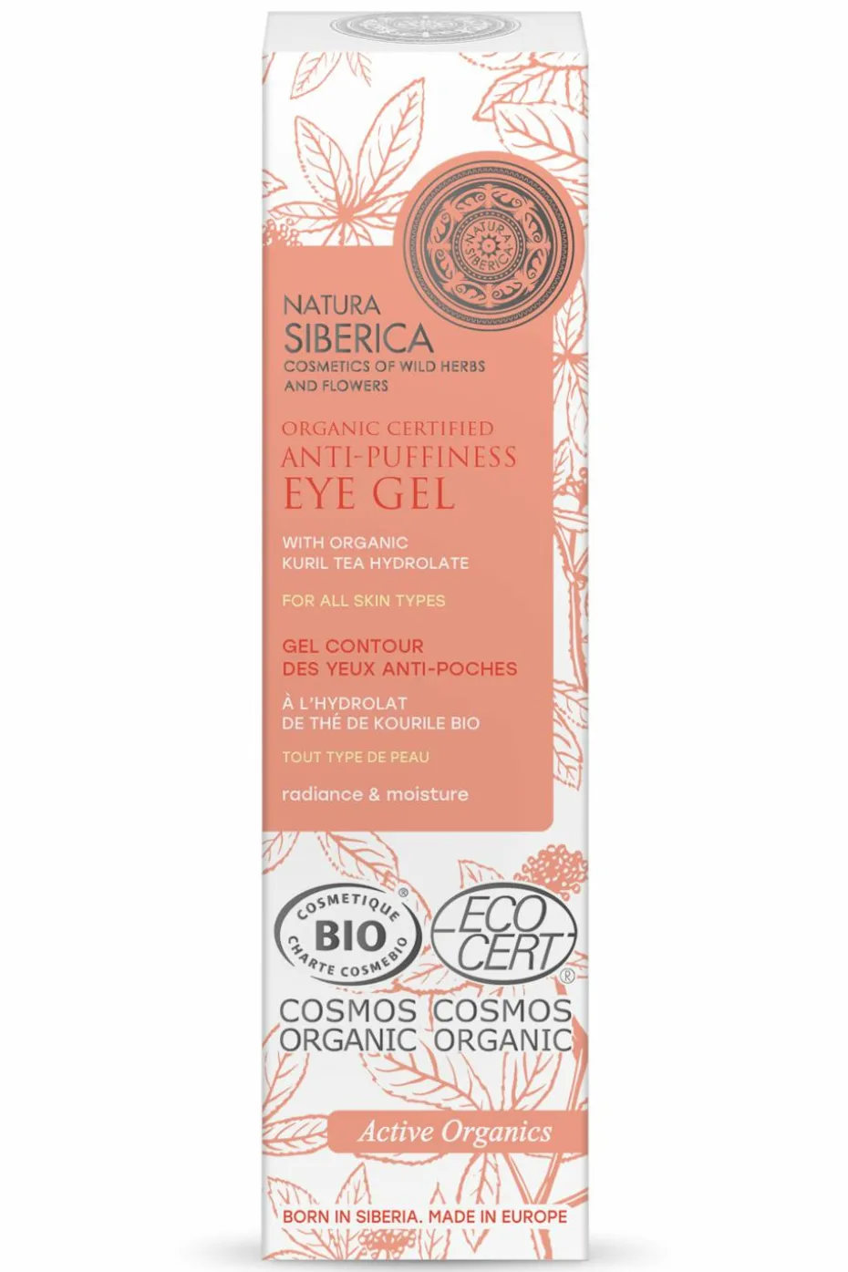 Gel contour des yeux bio anti-poches au Thé de Kourile