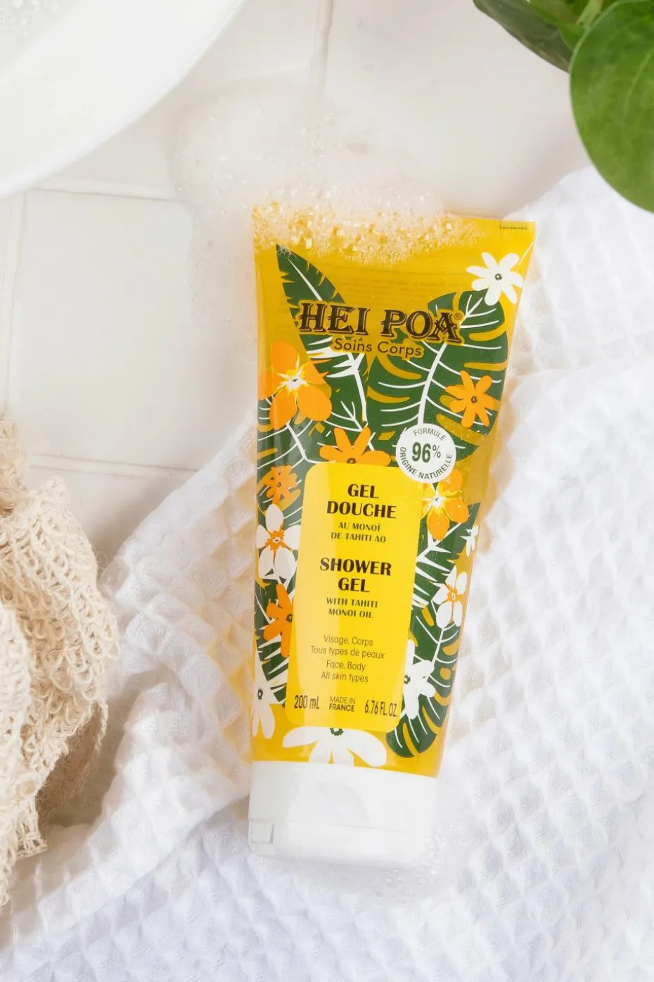 Gel douche au monoï