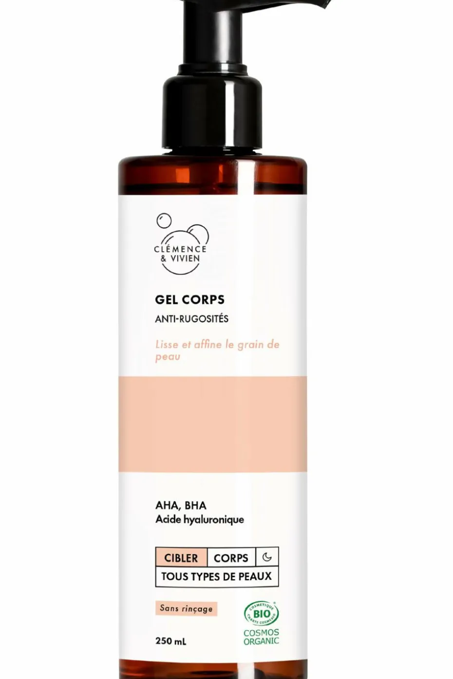 Gel exfoliant corps anti-rugosités