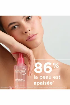 Gel moussant nettoyant apaisant micellaire Créaline