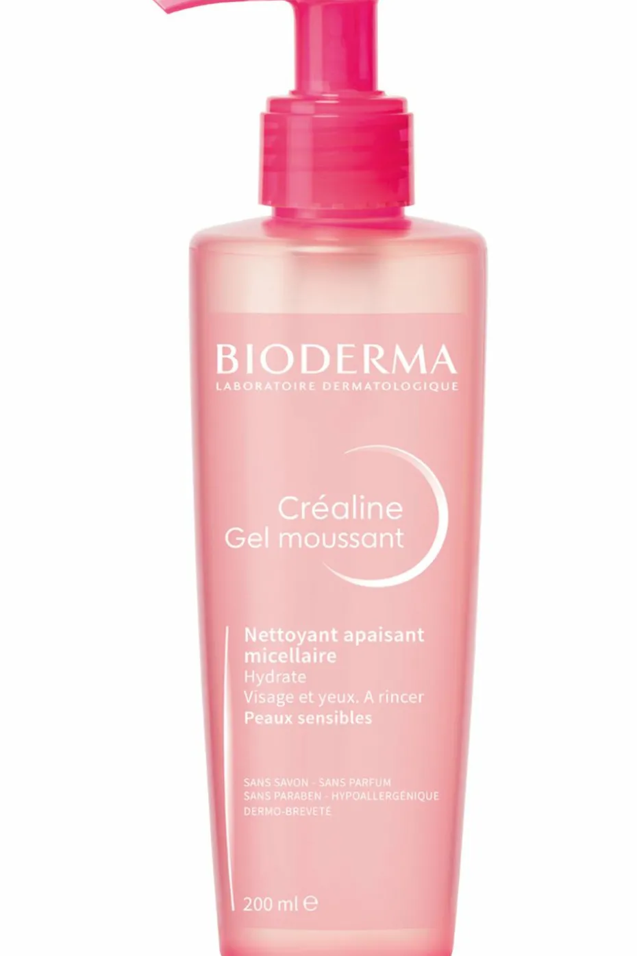 Gel moussant nettoyant apaisant micellaire Créaline