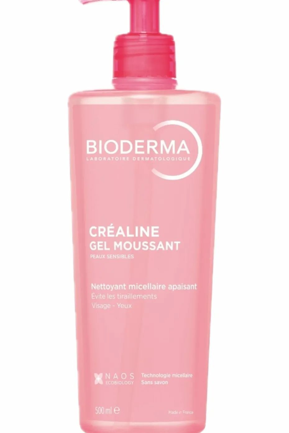 Gel moussant nettoyant apaisant micellaire Créaline