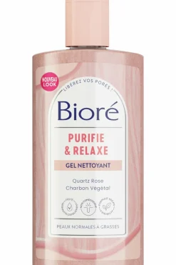Gel nettoyant purifiant quartz rose et charbon