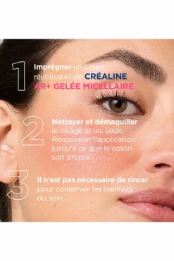 Gelée micellaire démaquillante Créaline AR+