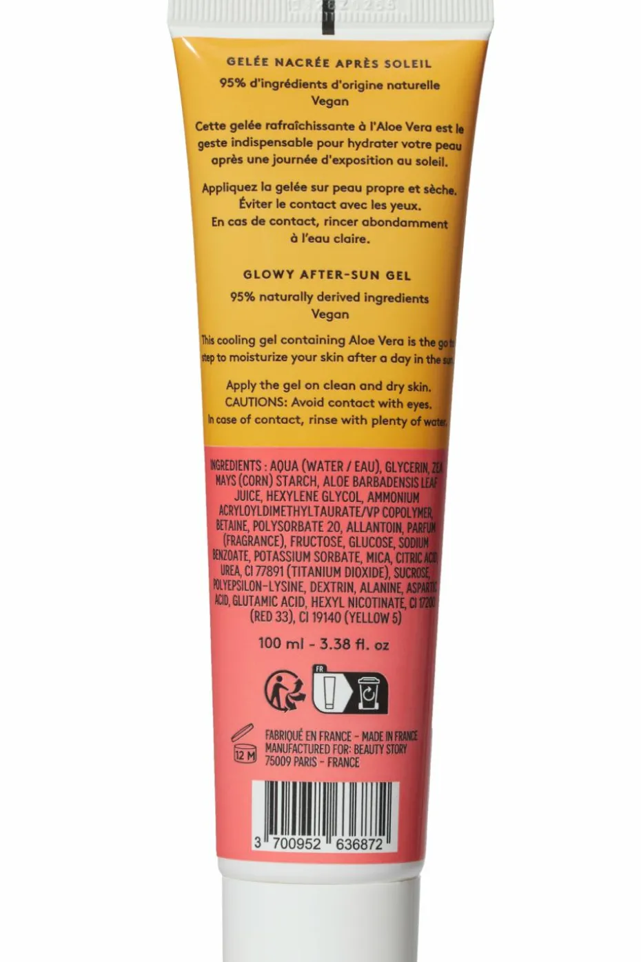 Gelée nacrée après soleil