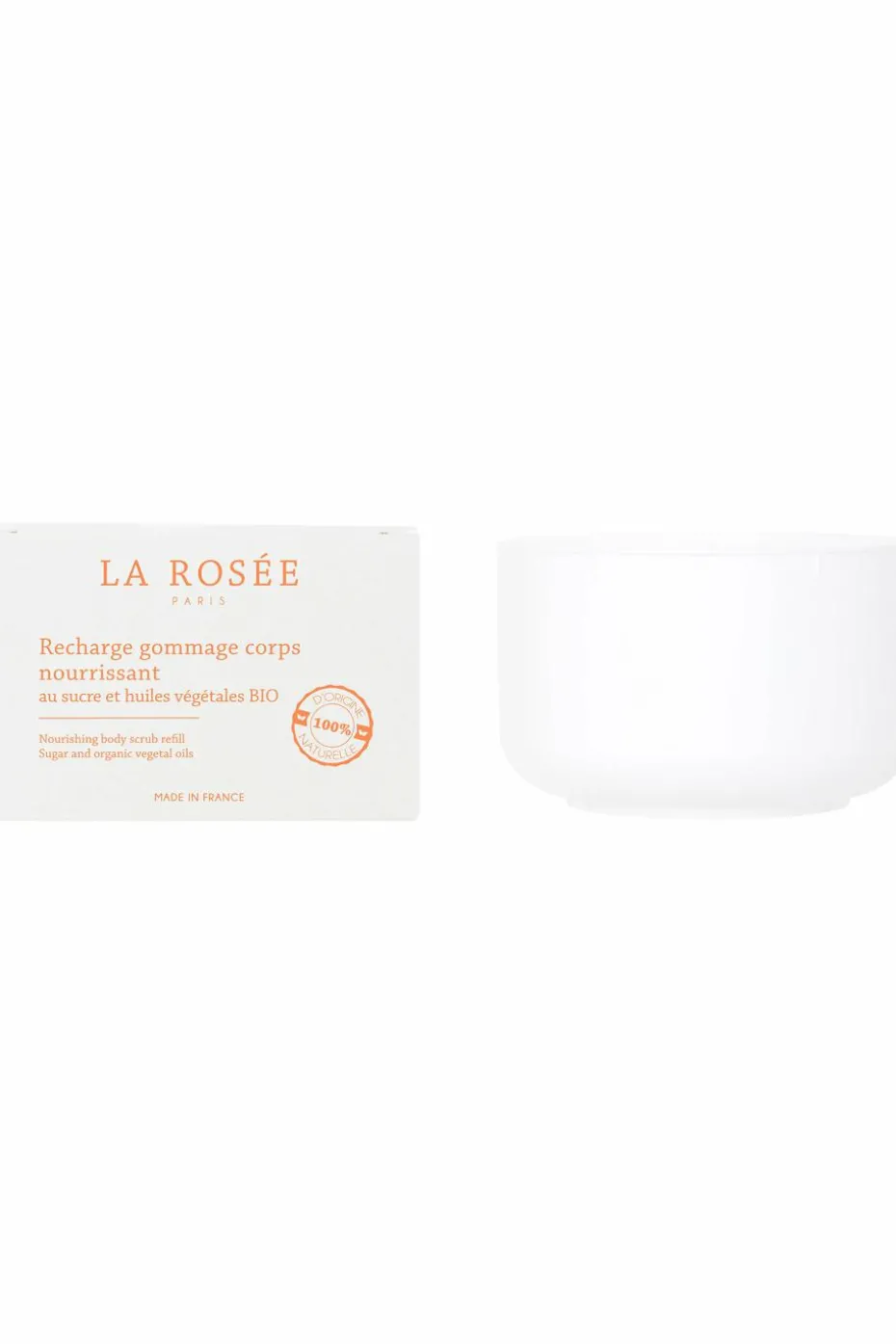 Gommage corps nourrissant rechargeable au sucre et aux huiles végétales BIO