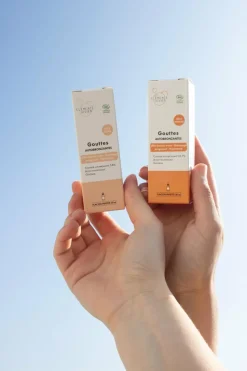 Gouttes autobronzantes pour visage