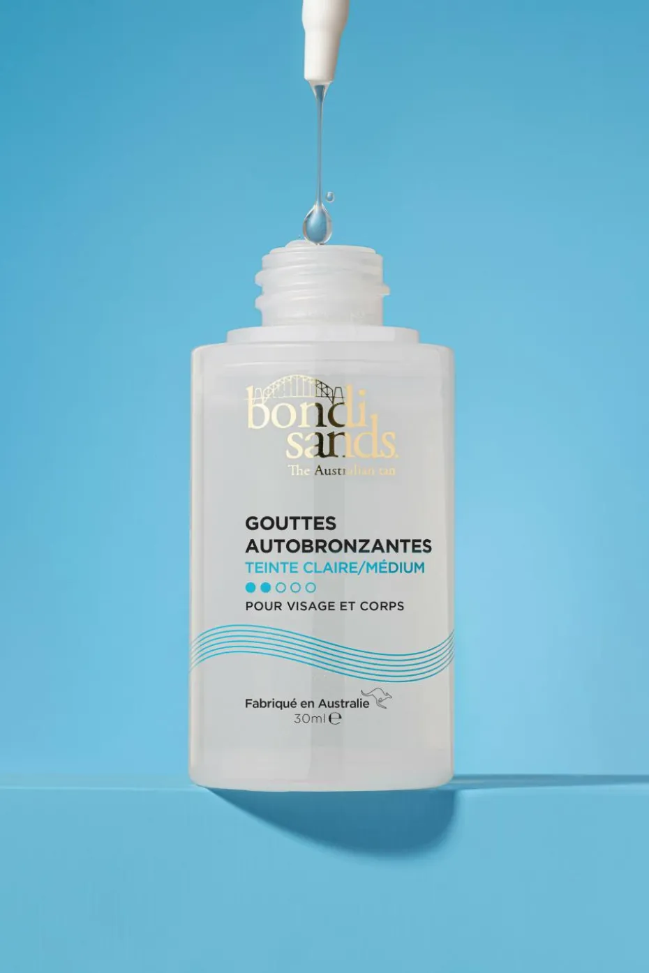 Gouttes autobronzantes visage