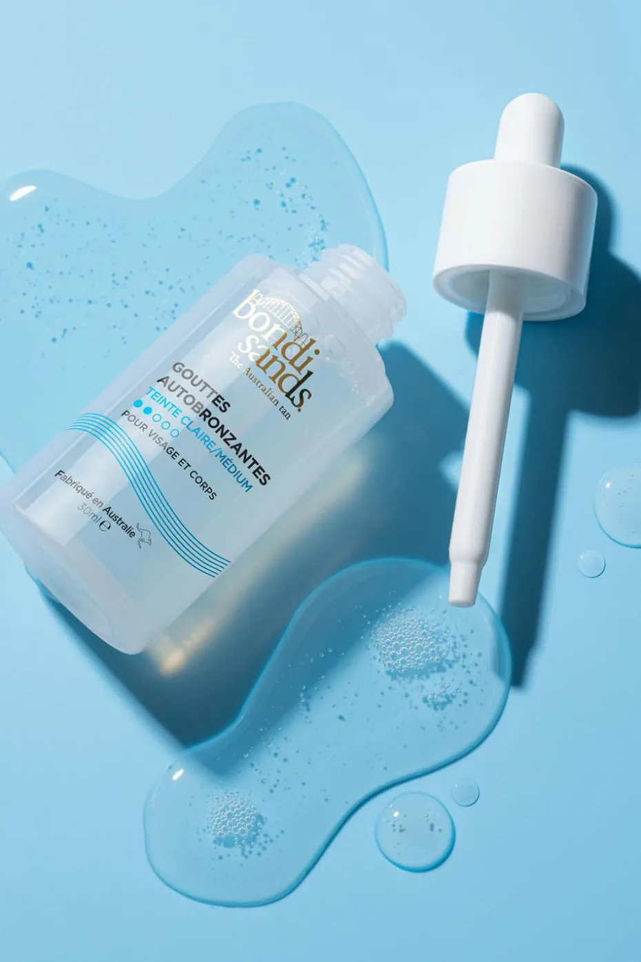 Gouttes autobronzantes visage