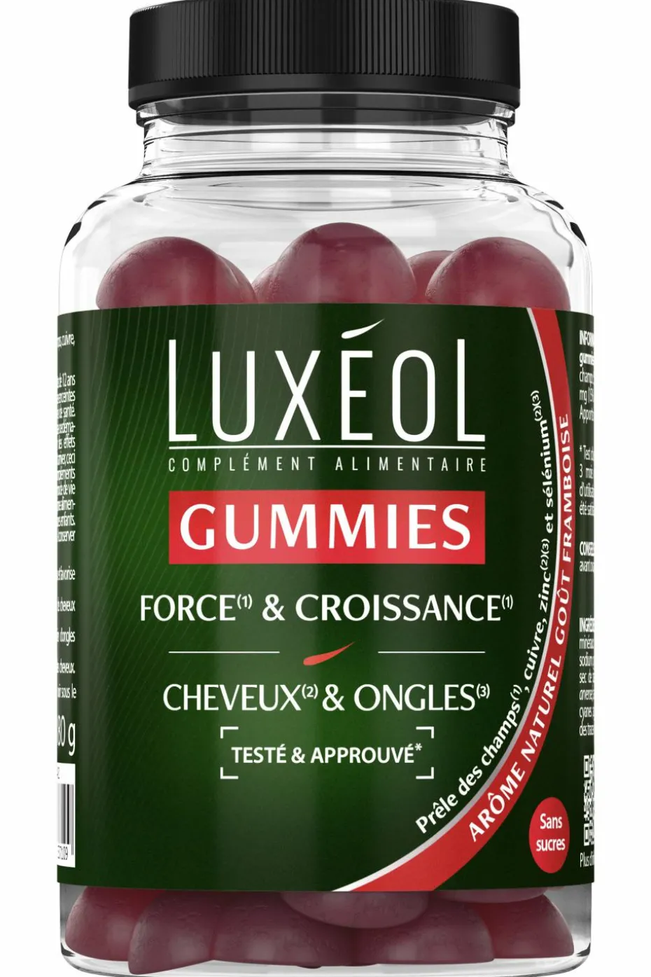 Gummies cheveux force & croissance