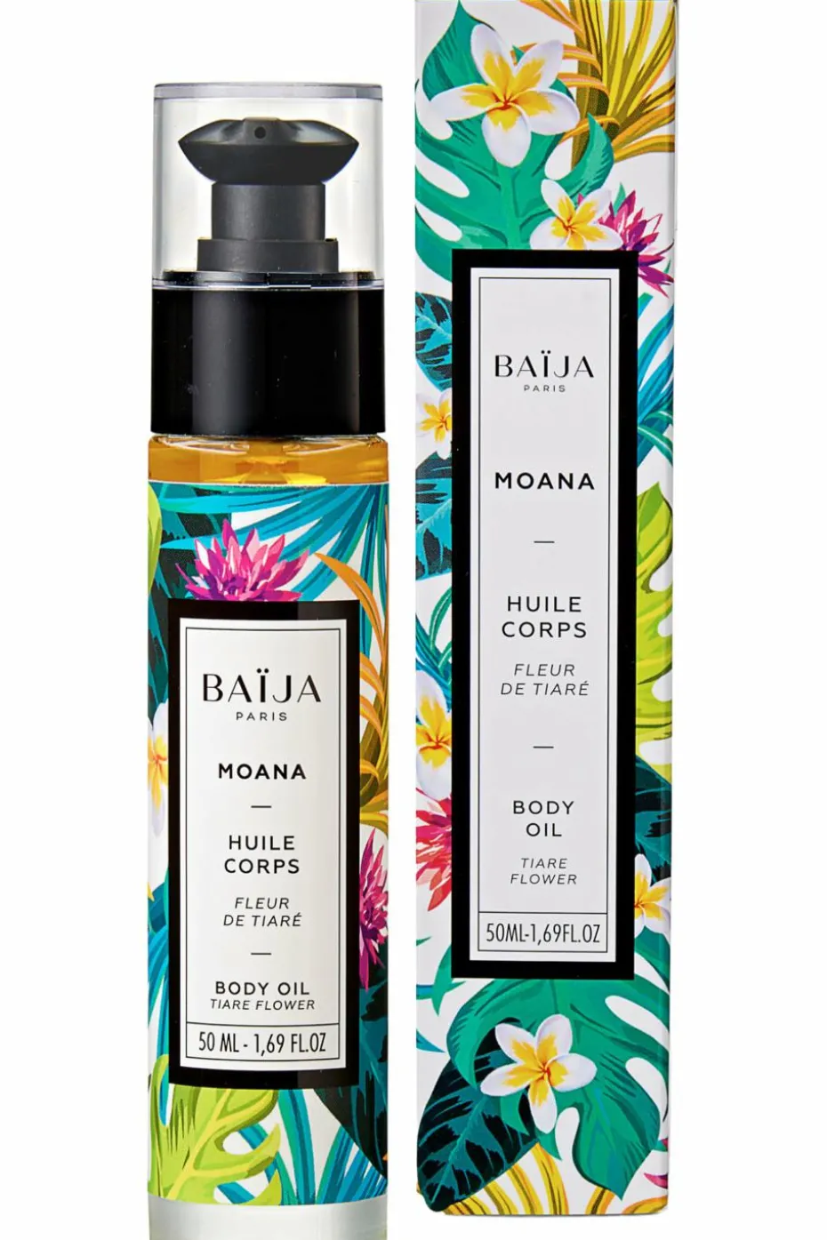 Huile corps & bain à la fleur de tiaré Moana