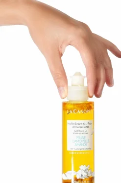 Huile douce aux fleurs démaquillante