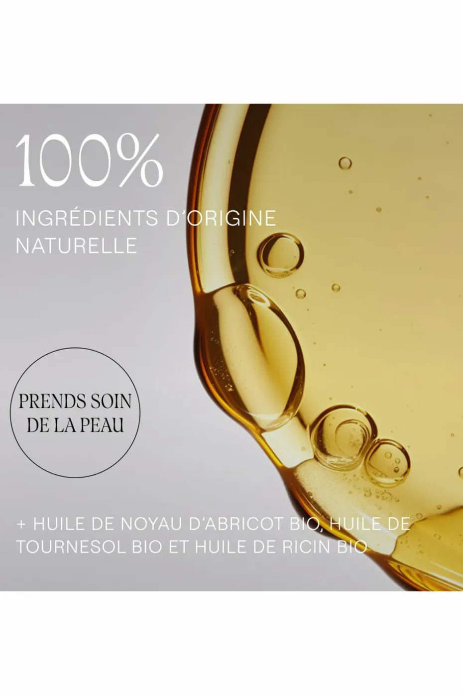 Huile nettoyante démaquillante