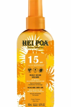 Huile sèche solaire SPF15 au monoï