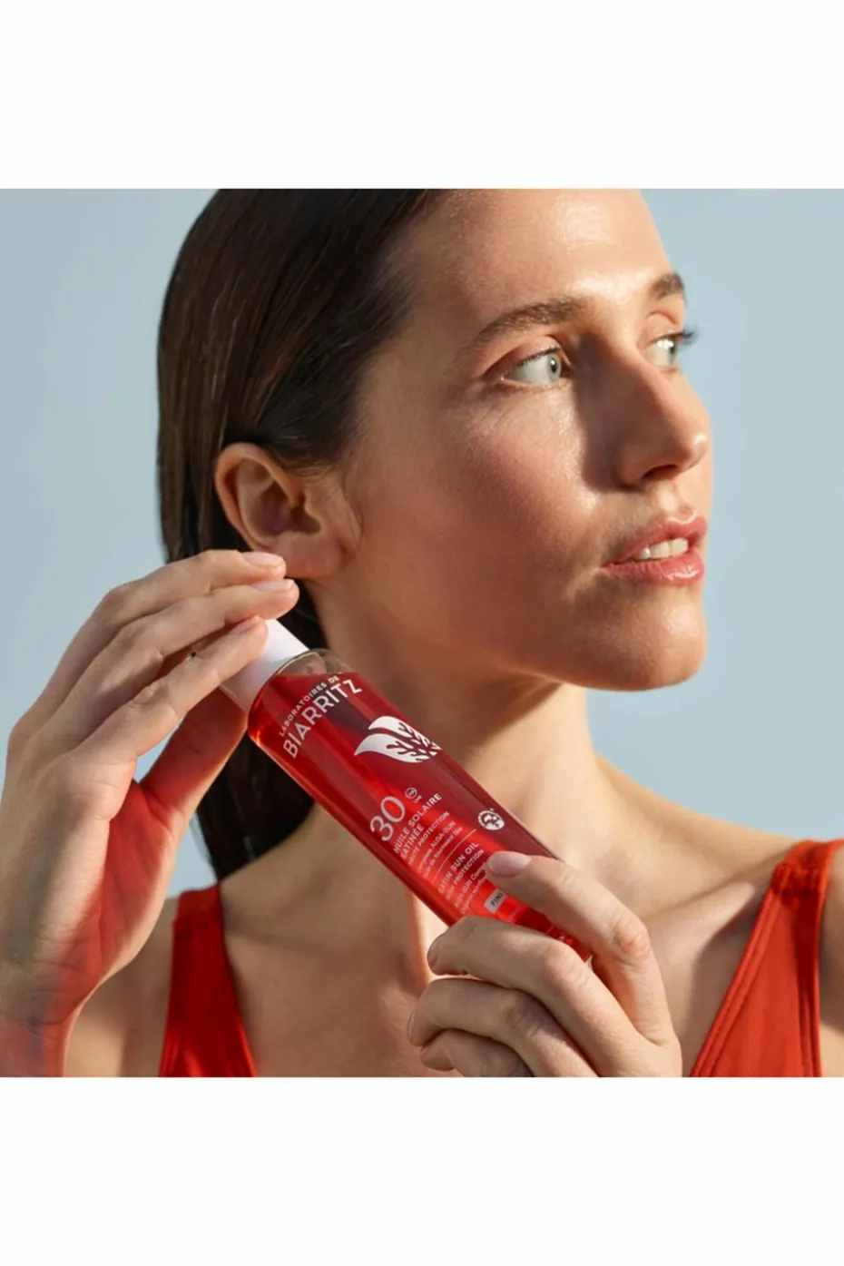 Huile solaire invisible SPF30 visage & corps