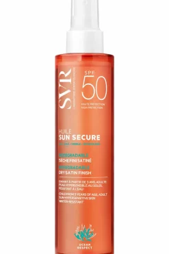 Huile solaire sèche biodégradable SPF50 Sun Secure