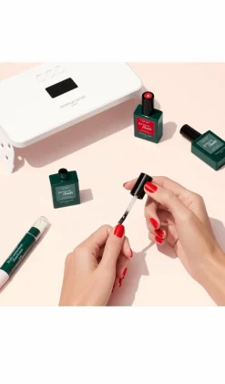 Kit manucure pro Green Flash Hortencia & Poppy Red