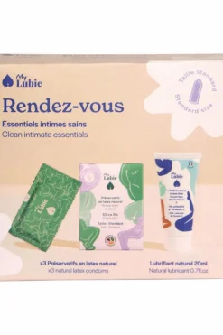 Kit rendez-vous 3 préservatifs + 1 lubrifiant