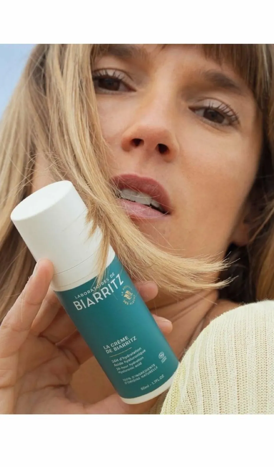 La crème hydratante de Biarritz