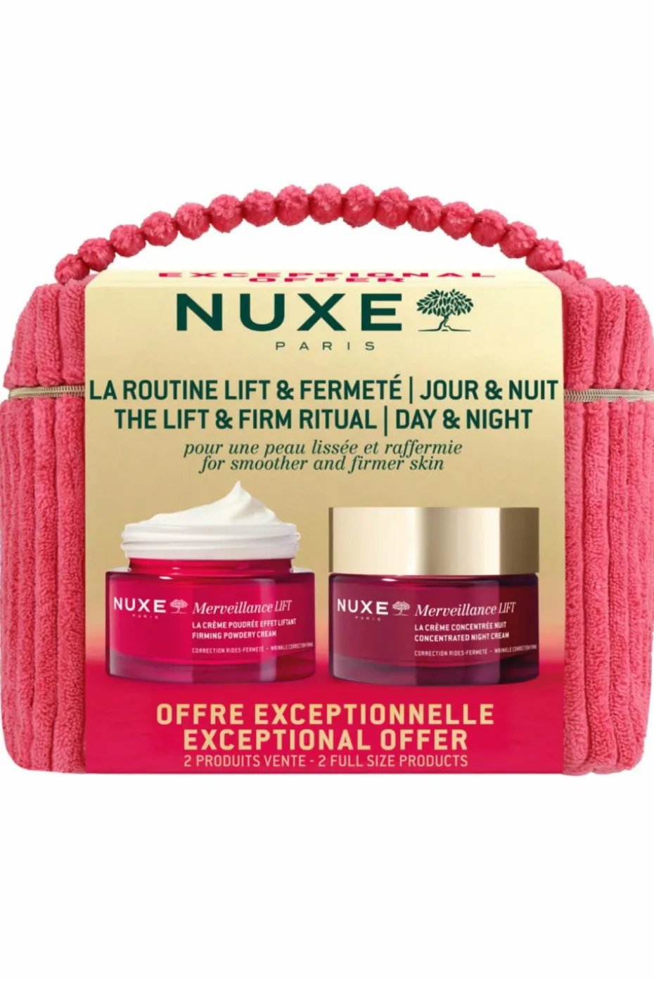 La routine lift & fermeté jour & nuit Merveillance lift