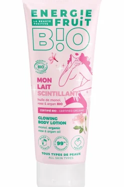 Lait corps scintillant au monoï rose