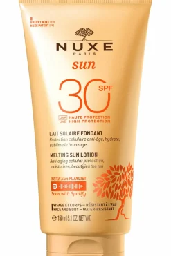 Lait délicieux visage et corps haute protection SPF30 Nuxe Sun
