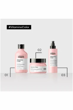 Lait sans rinçage 10-en-1 pour cheveux colorés Vitamino Color