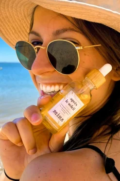 L’huile après-soleil prolongatrice de bronzage
