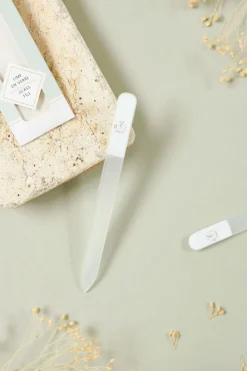 Lime à ongles en verre