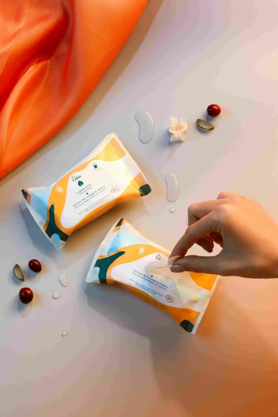 Lingettes intimes naturelles