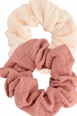 Lot de 2 chouchous en gaze de coton