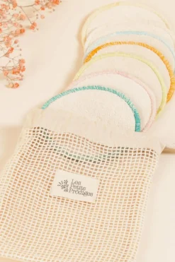 Lot de 7 cotons lavables & réutilisables