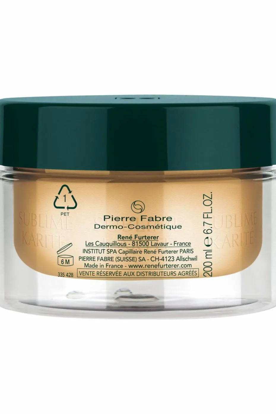 Masque hydratant gainant cheveux secs Sublime Karité