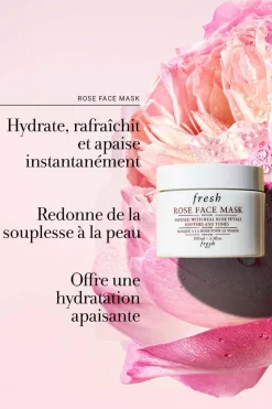 Masque hydratant visage Rose Face Mask