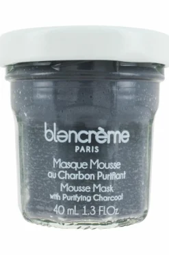 Masque visage anti-imperfections mousse charbon
