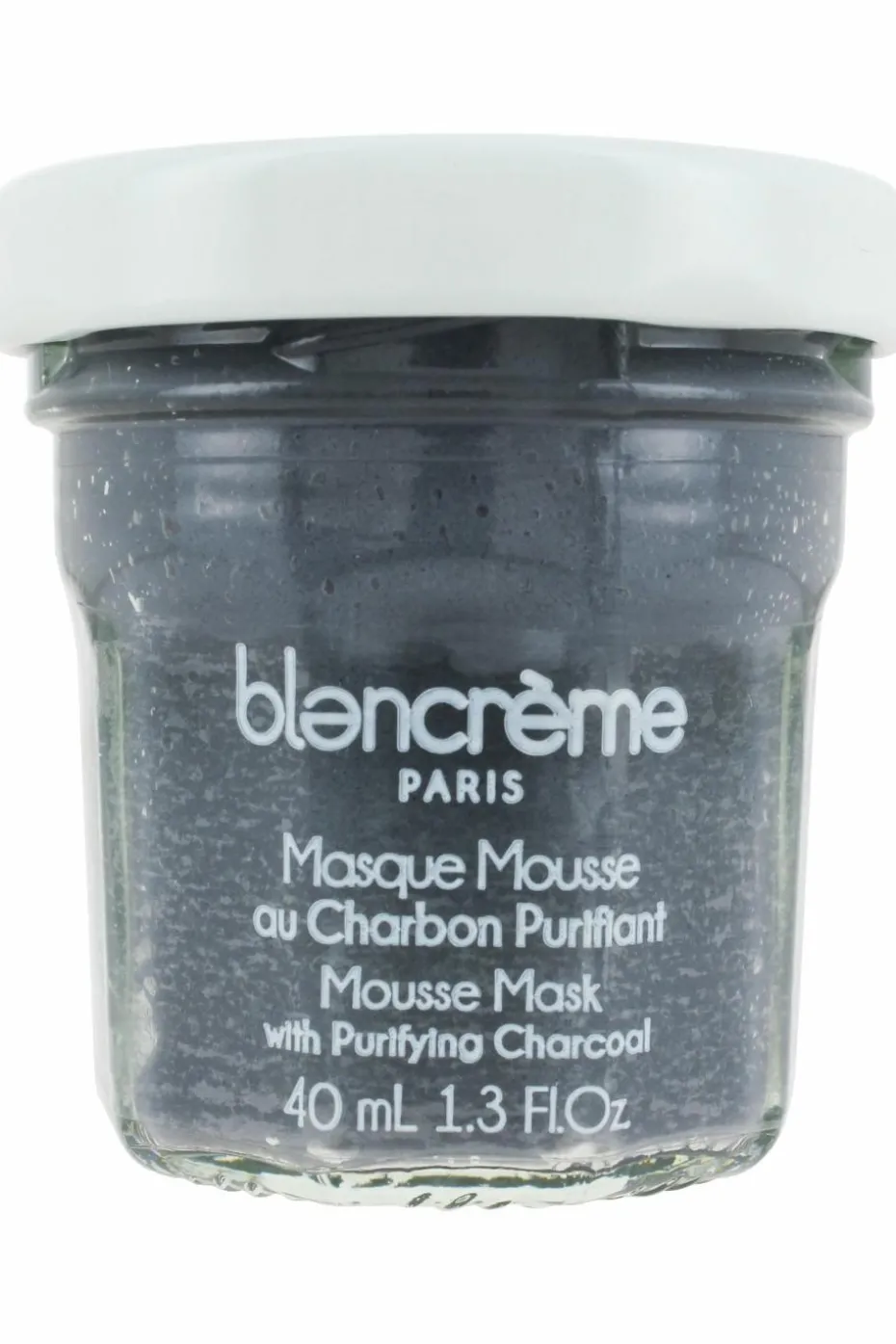 Masque visage anti-imperfections mousse charbon