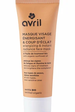Masque visage énergisant & coup d’éclat bio