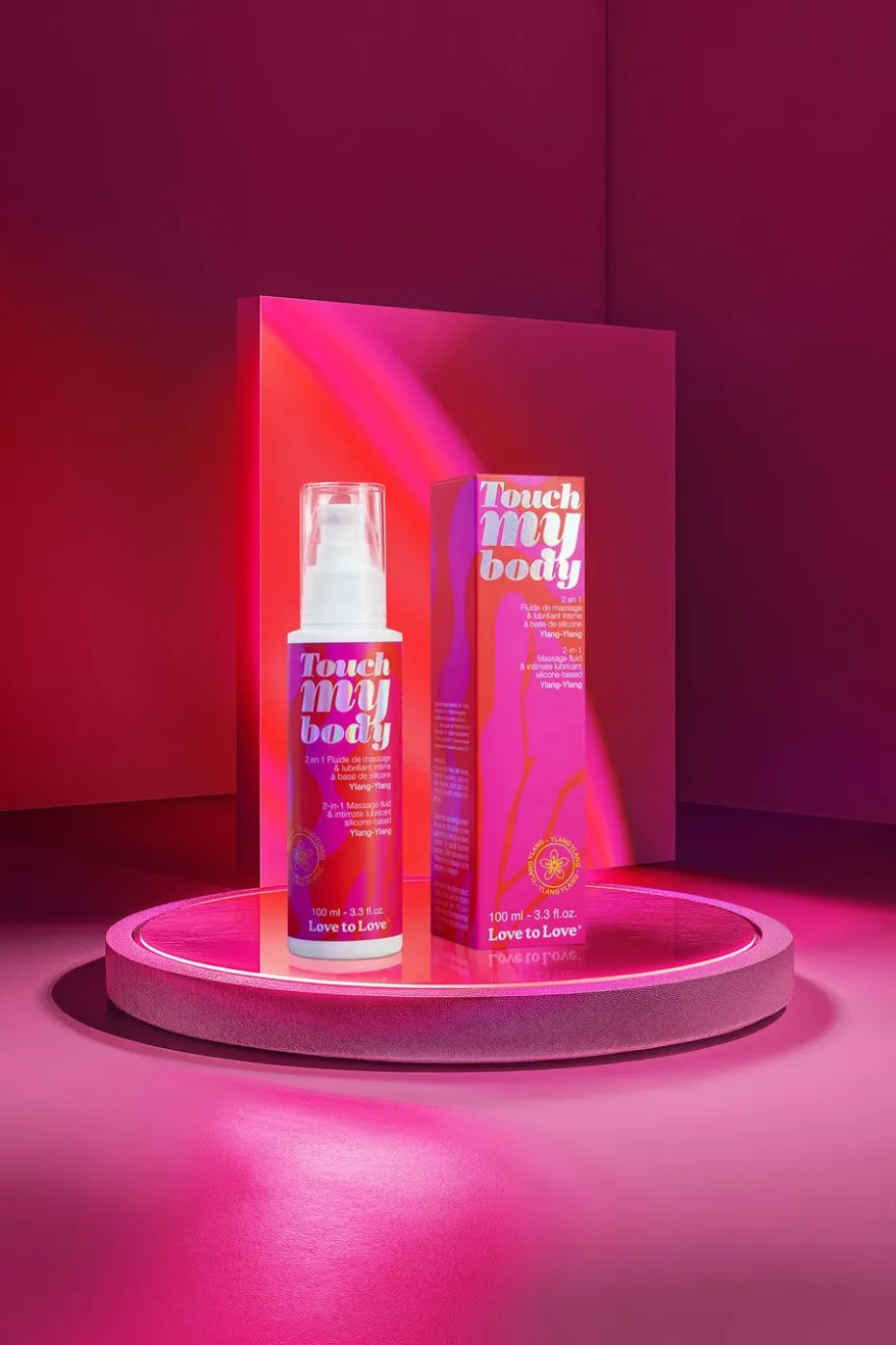 Massage & lubrifiant Ylang-Ylang Touch my body