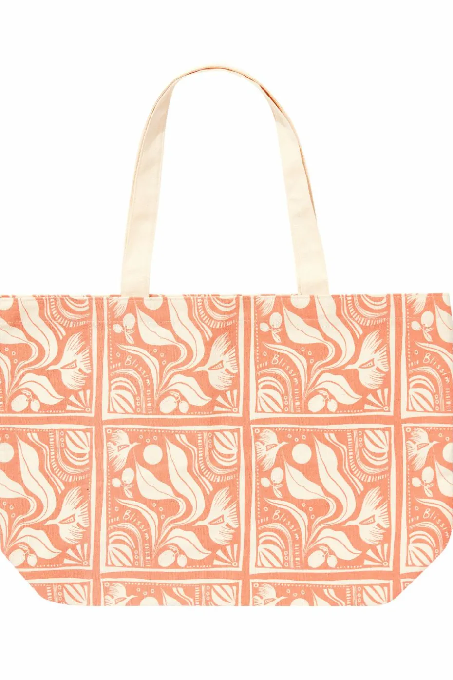 Maxi cabas couleur blush