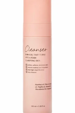 Nettoyant 3-en-1 huile & mousse visage