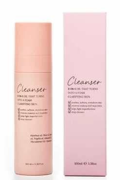 Nettoyant 3-en-1 huile & mousse visage