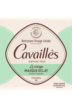 Nettoyant solide pour le visage masque éclat