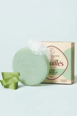 Nettoyant solide pour le visage masque éclat