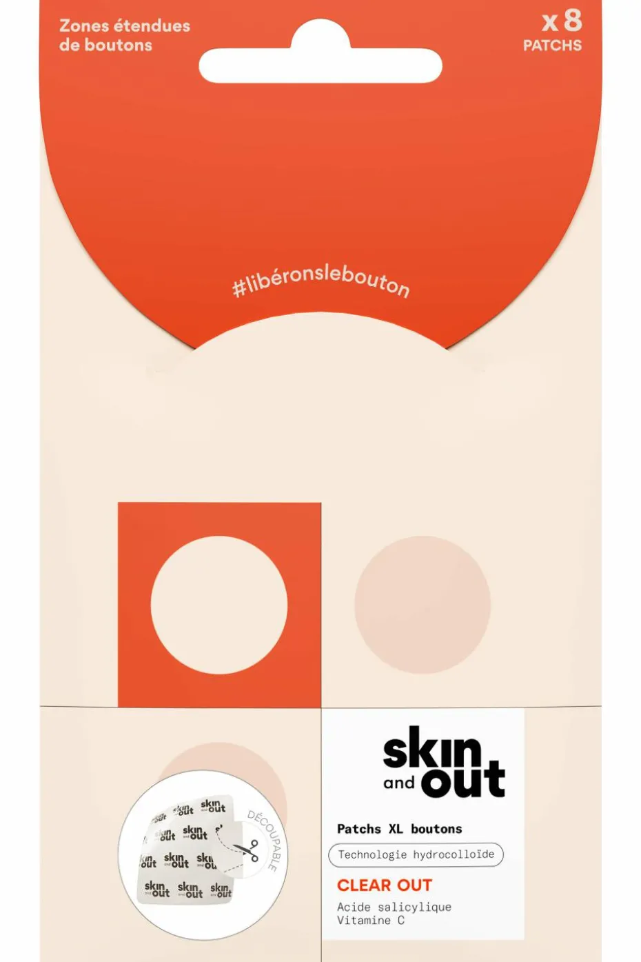 Patch large zone XL Clear out