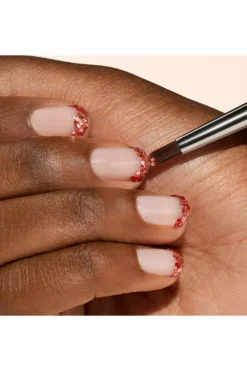 Pinceau paillettes nail art