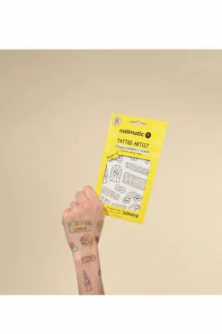 Planche de tatouages à colorier seventies